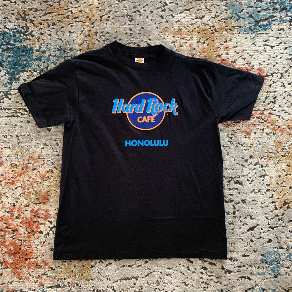 Vintage 1990s Hard Rock Honolulu T shirt size X-Large